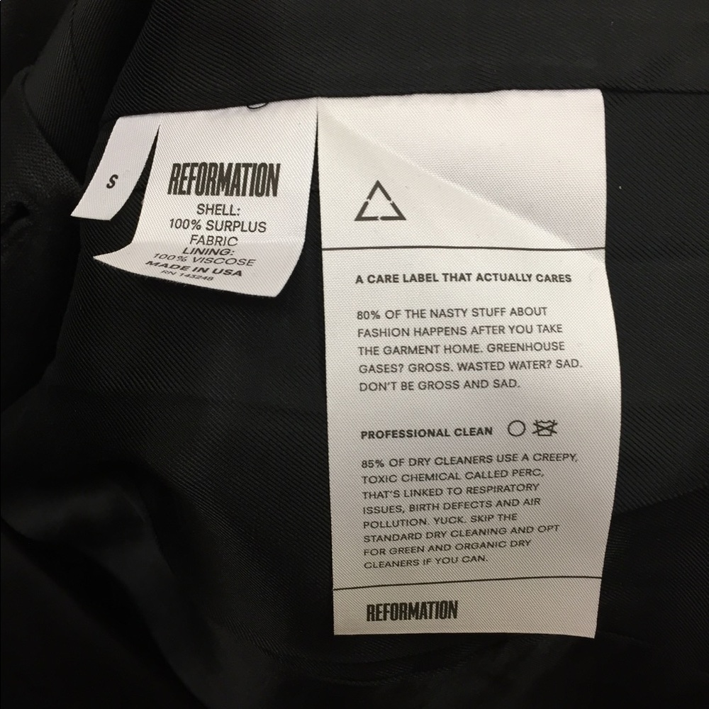 Reformation Tuxedo Dress/Blazer - Picture 8 of 8